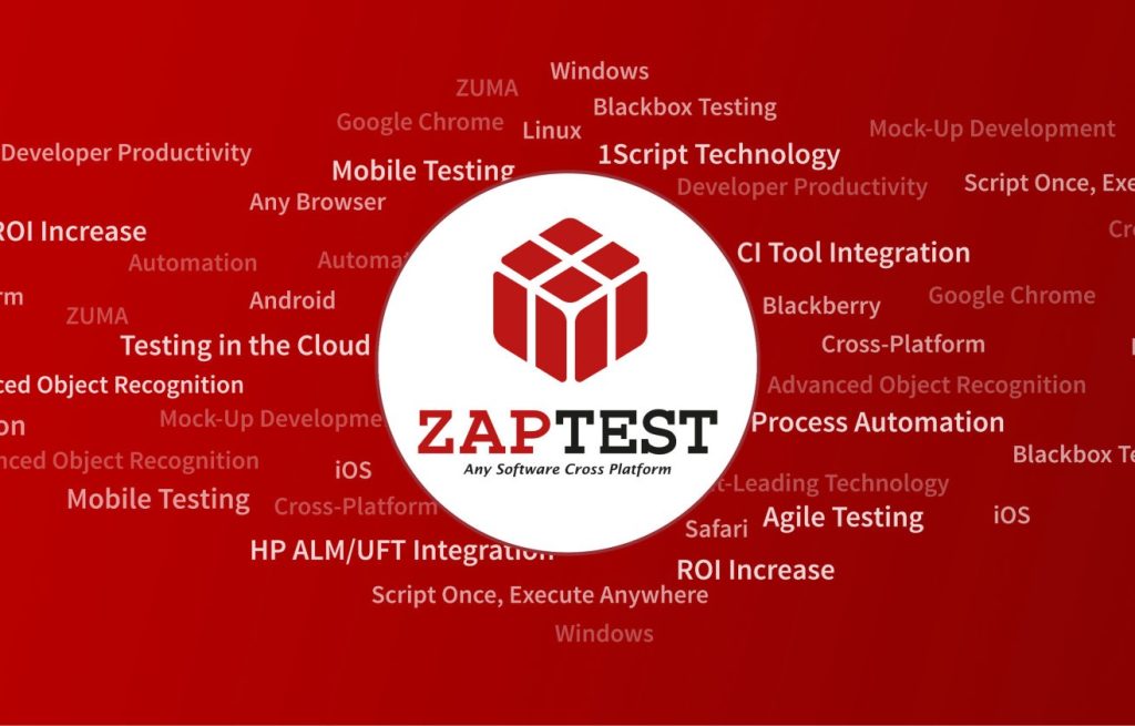 ZAPTEST RPA + sada pro automatizaci testování